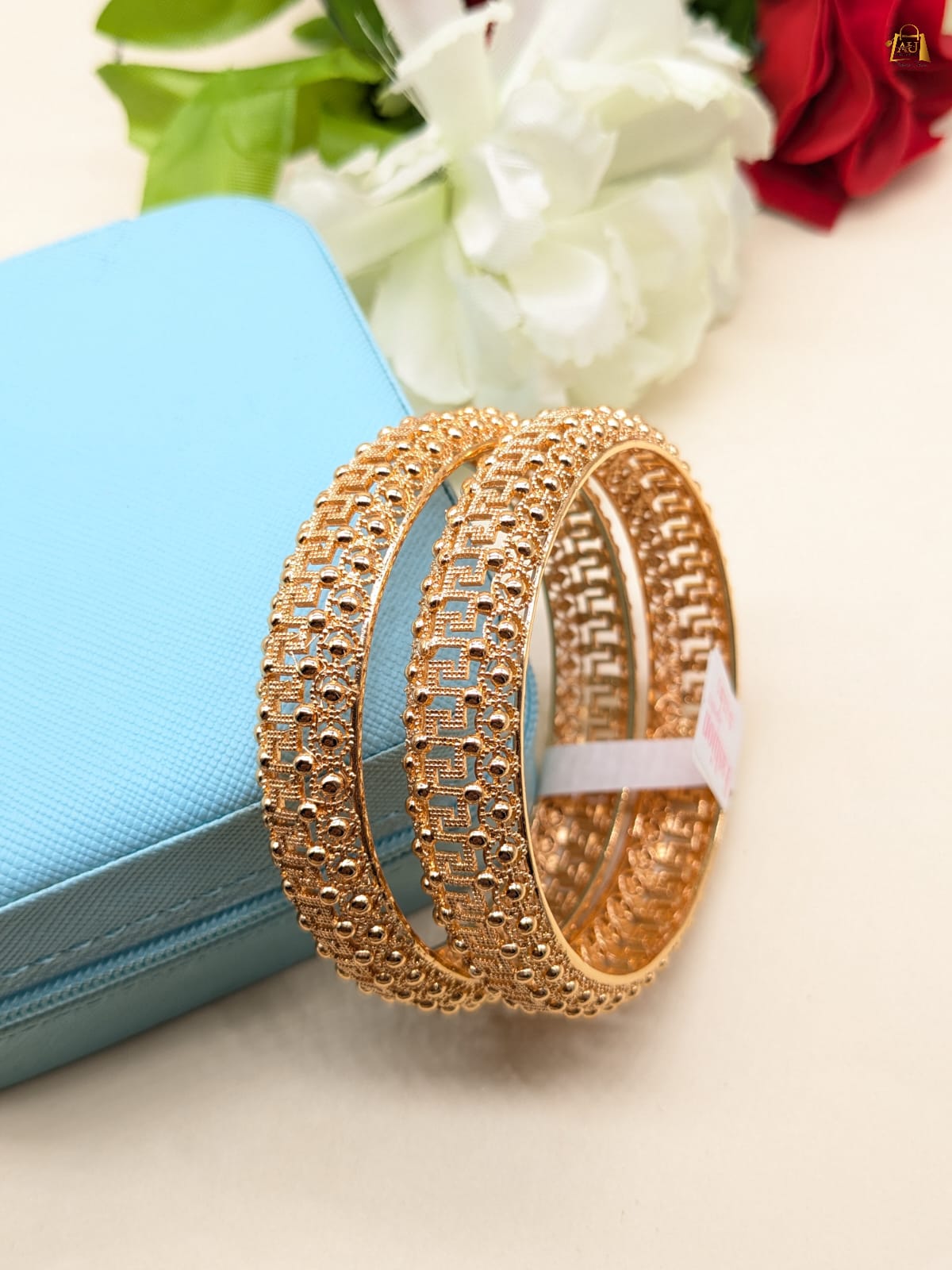 Beautiful Gold Plated Bangles - Image 3