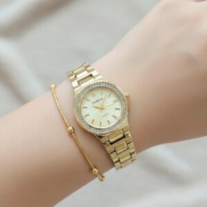 High Quality Jewelry Watch with 100% Pure Stainless Steel Bracelet