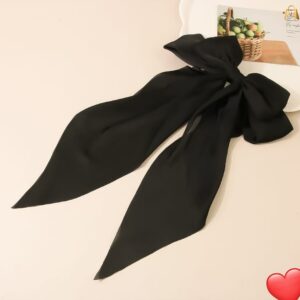 Beautiful black Silk bow